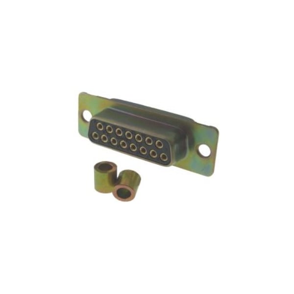 DSUB 15F PCB STR G50 ZINC